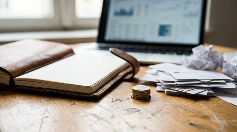 Illustration eines Marketing-Dashboards mit Chatbot-Interface, Attributionskurven und Kennzahlen zu CPC und Budgetallokation