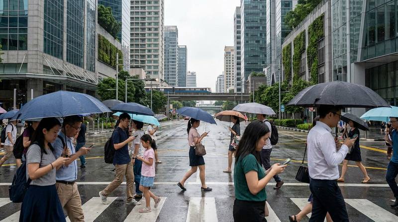 Weltkarte mit Markierung der Expansion von ChatGPT Ads nach Südostasien und Taiwan